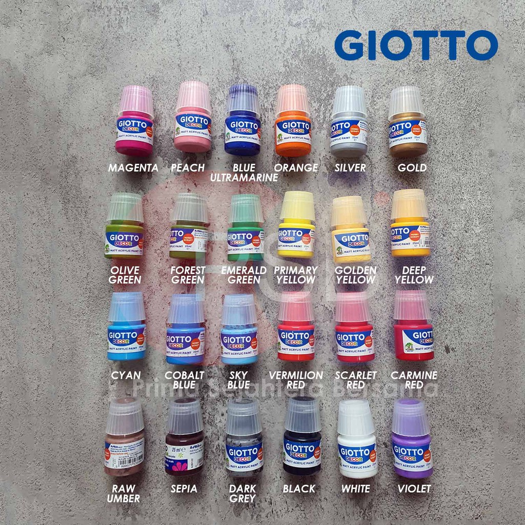 (Hàng Mới Về) Màu Vẽ Trang Trí Móng Tay Giotto 25 ml