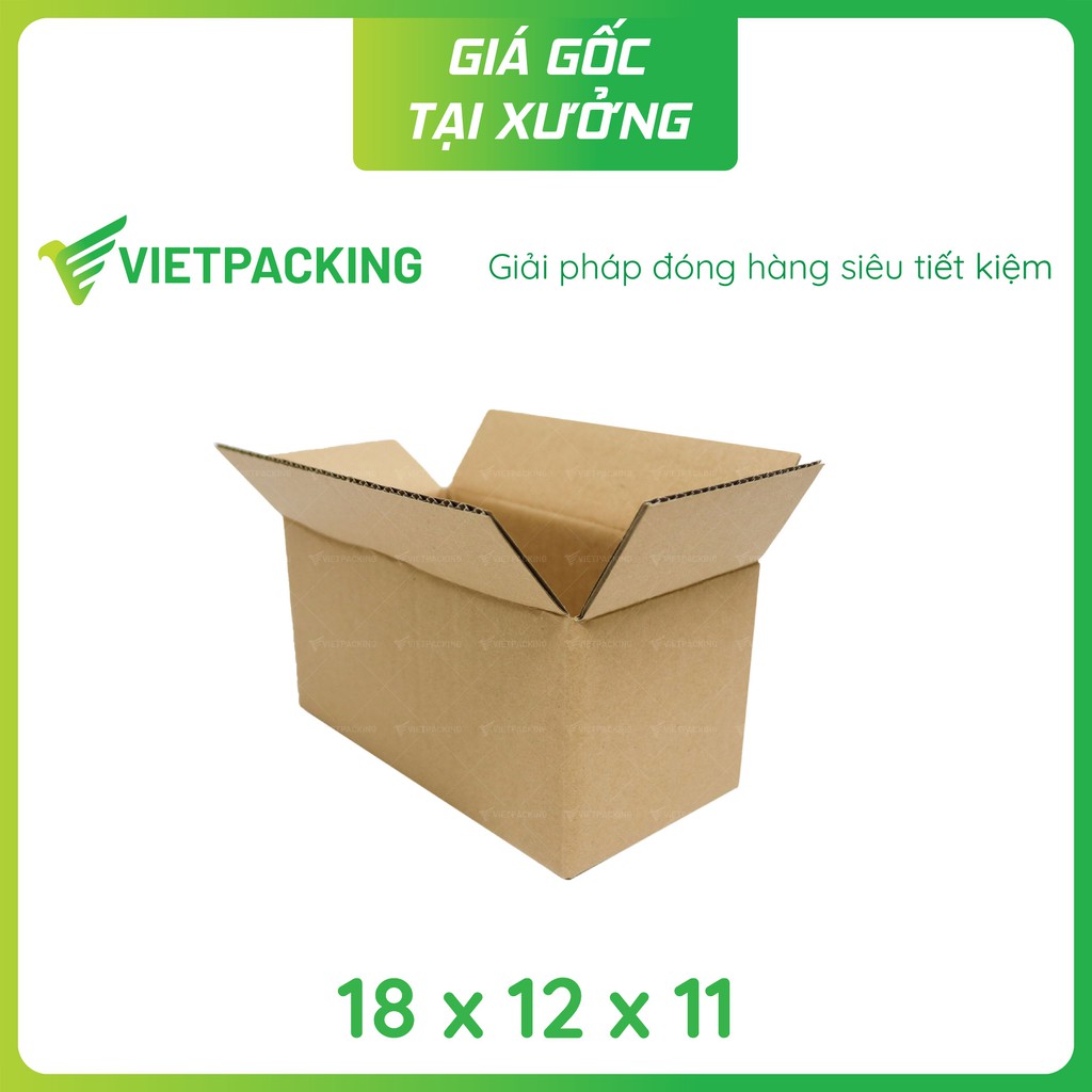 18x12x11 - 30 hộp carton giấy cứng hộp đẹp V259