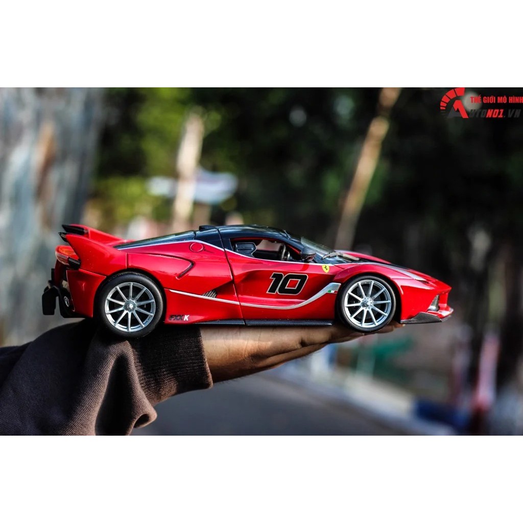 MÔ HÌNH FERRARI FXX K RED NO 10 1:18 BBURAGO 4230