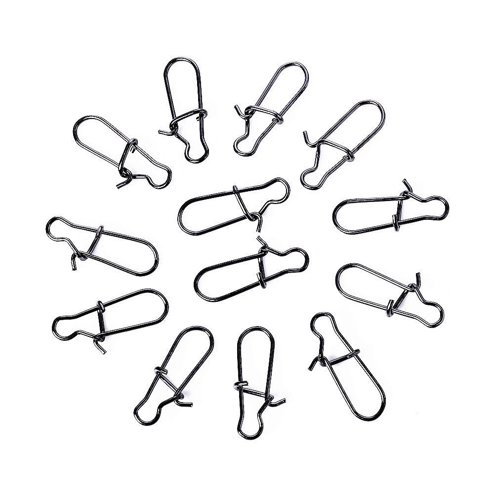 Set 50 khoen móc câu cá bằng thép không gỉ