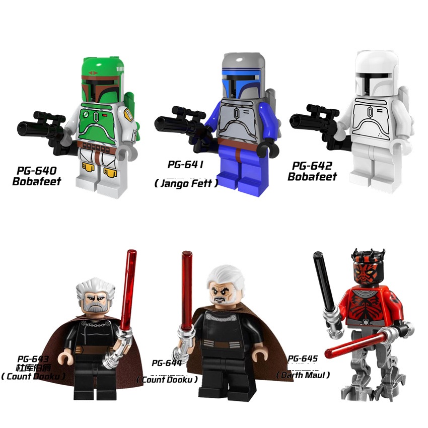 Mô Hình Đồ Chơi Nhân Vật Bobbafitt Das Mordoku Trong Phim Star Wars Pg640-645