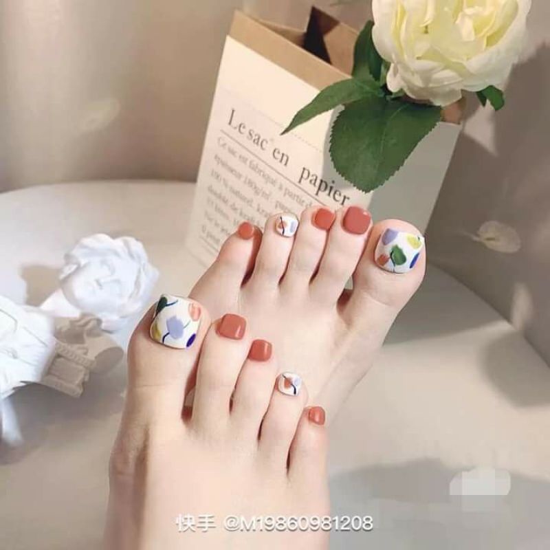 Móng úp dán thiết kế Nail box