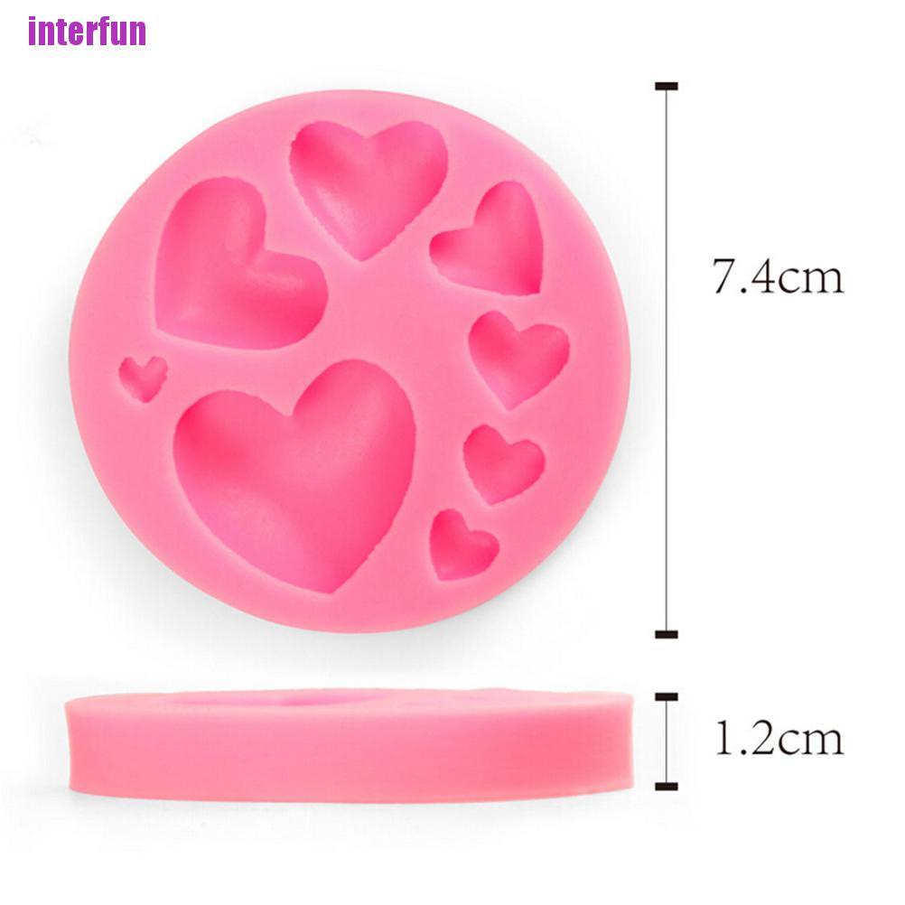 Khuôn Làm Bánh Chất Liệu silicone Tự Làm Hình Trái Tim 3d