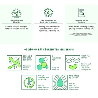 Tinh Chất Dưỡng Ẩm Innisfree Green Tea Seed Serum 80ml