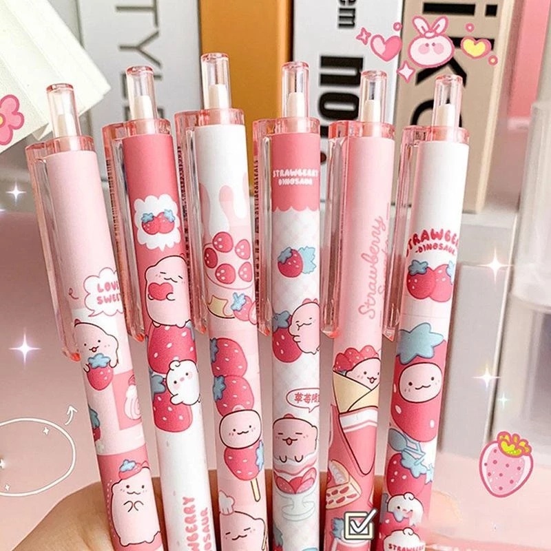 Bút Mực Nước Ngòi 0.5Mm Hình Khủng Long Dễ Thương