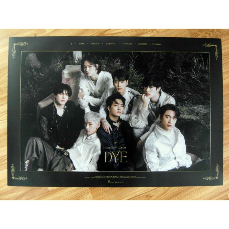(Pt.1) Poster GOT7 official, chính hãng,có sẵn, hình ca sĩ, poster album, áp phích, tranh treo tường,present you me, dye | BigBuy360 - bigbuy360.vn