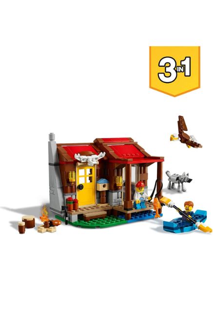 Đồ chơi Lắp ráp Lego Creator 3in1 Nhà gỗ ven hồ 31098