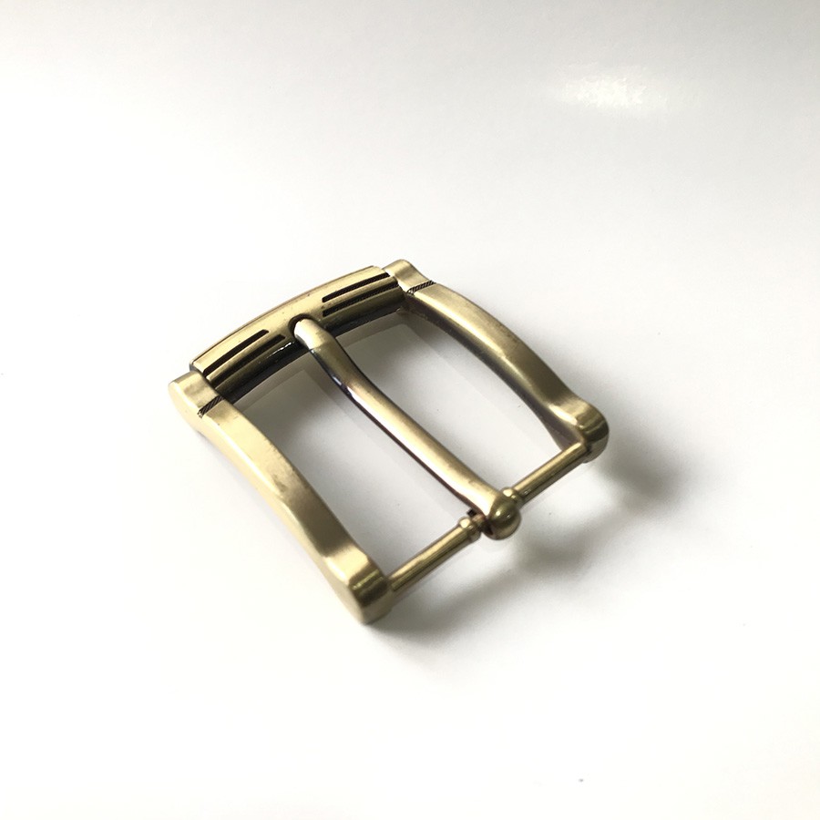 Đầu khóa thắt lưng, mặt thắt lưng nam kiểu khóa kim 4cm màu đồng