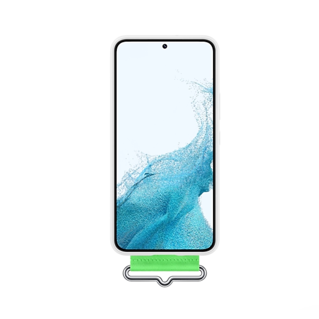 Ốp Lưng Silicone With Strap Cho Điện Thoại Samsung Galaxy S22 / S22+ / S22 Ultra - Hàng Chính Hãng Nguyên Seal