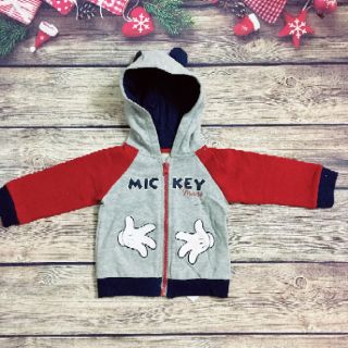 Áo khoác nỉ Mickey ( ảnh chụp thật)