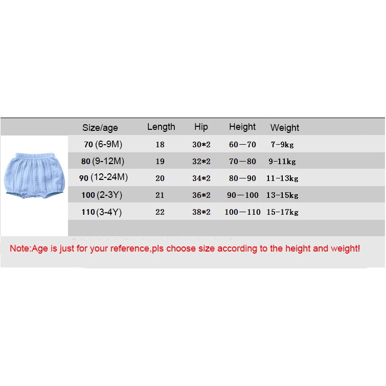 Quần Short Cotton Lanh Cho Bé Gái Sơ Sinh