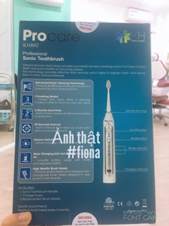 (Tặng bàn chải trẻ em ) Bàn chải điện procare