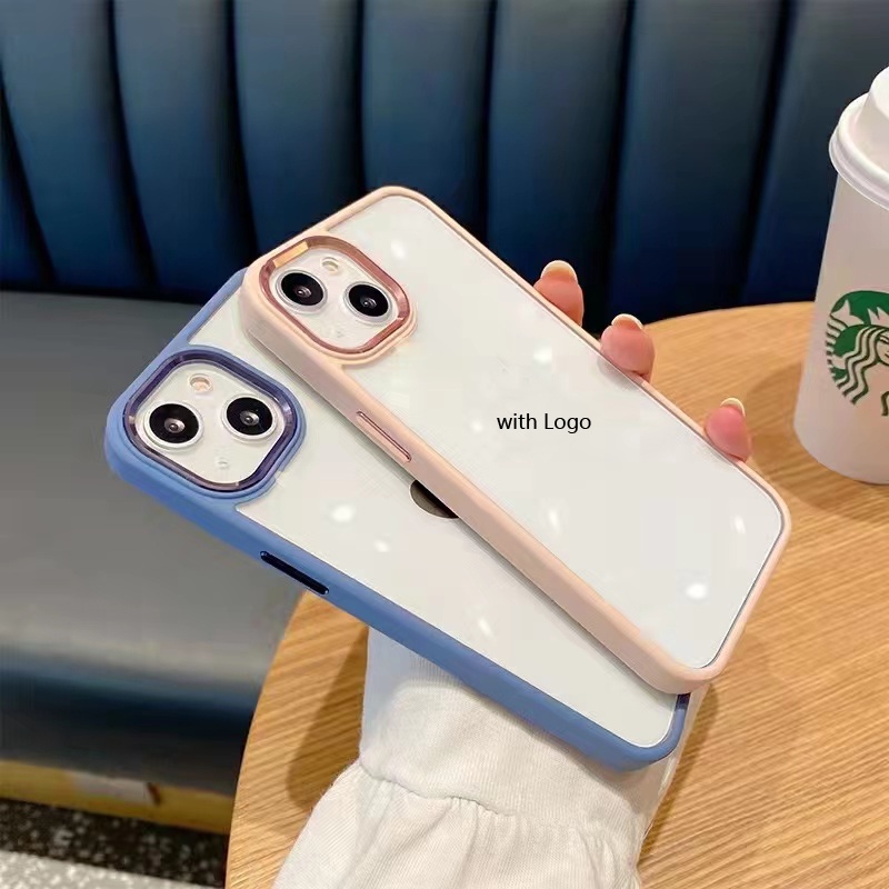 Ốp điện thoại cứng trong suốt chống sốc cho iphone 13 pro max 13 11 12 pro max