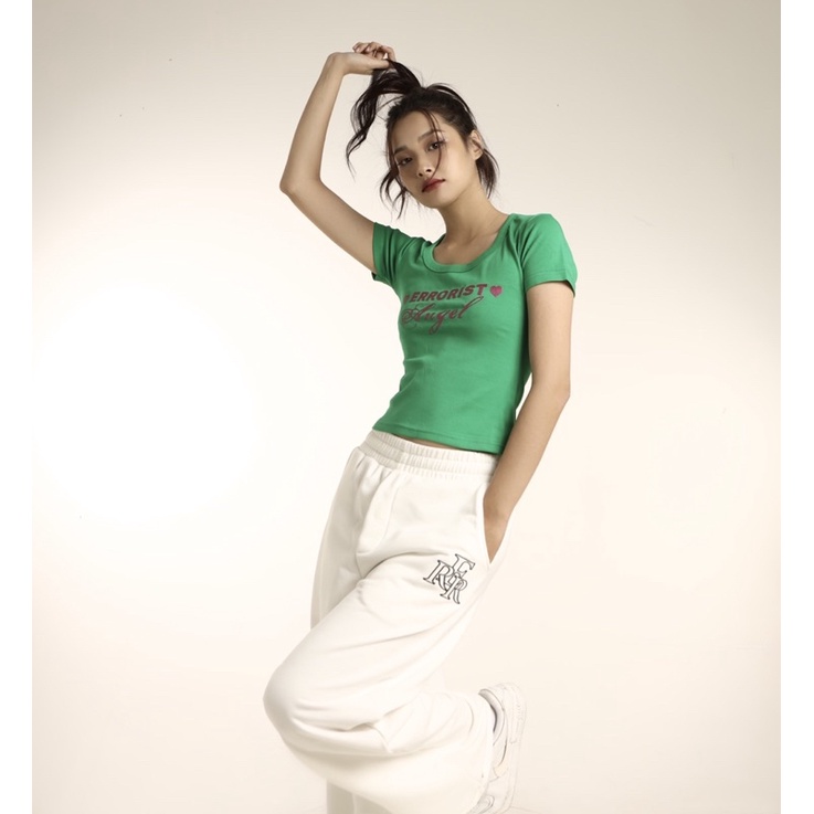 Áo ERRORIST angel short sleeved màu đen/xanh