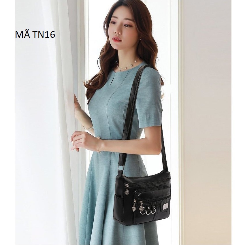 Túi Da đeo chéo nữ Mã TN16