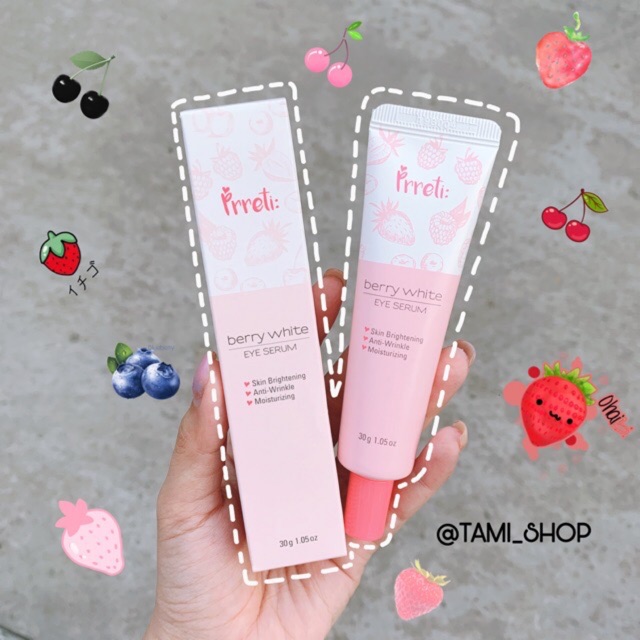 Tinh chất dưỡng mắt Prreti BERRY WHITE EYE SERUM