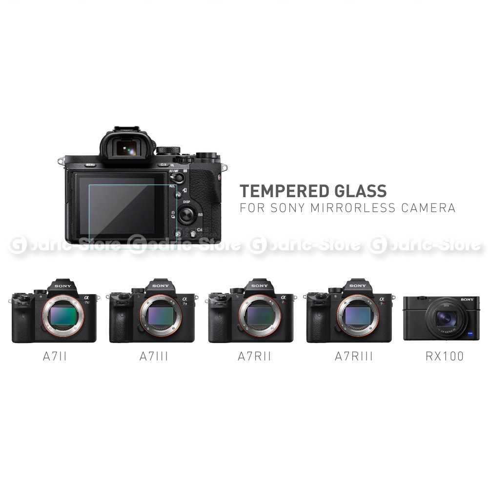 Kính Cường Lực Chống Trầy Cho Màn Hình Lcd Sony A7ii A7iii A7riii A7sii Rx100