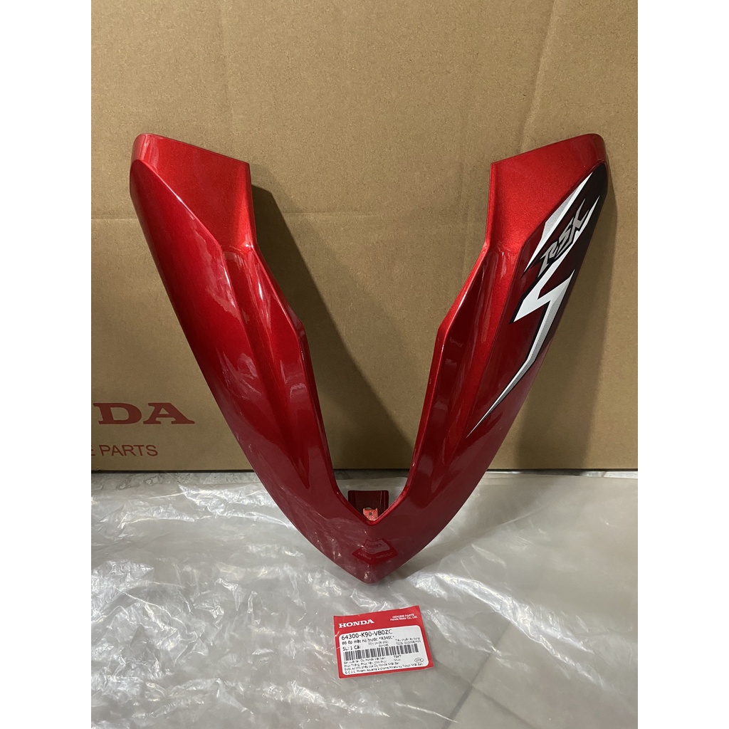 Bộ ốp mặt nạ trước HONDA WAVE RSX110 năm 2018 màu Đỏ. (64300K90VB0ZC)