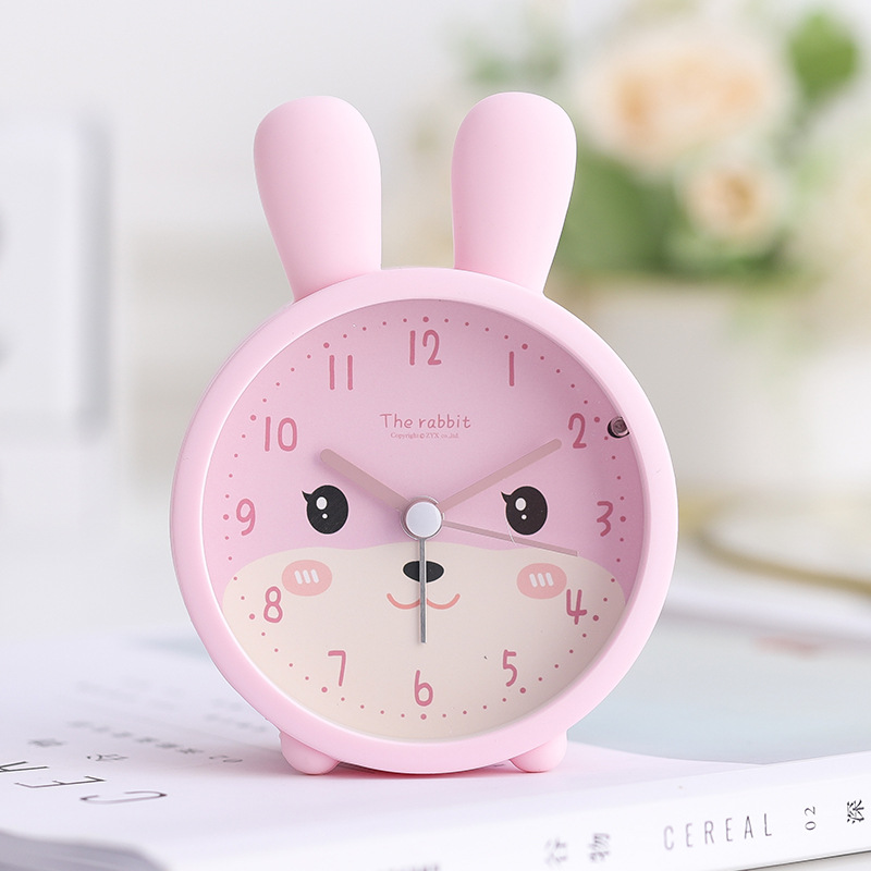 Đồng Hồ Báo Thức Để Bàn Bằng Silicone Thiết Kế Sáng Tạo Dành Cho Bé Gái