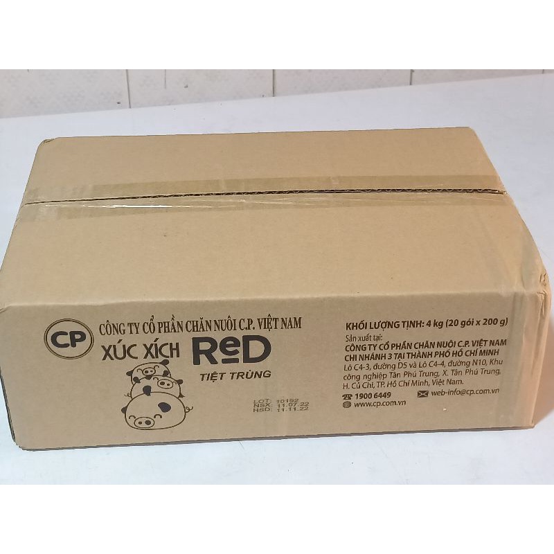 Thùng Xúc Xúc RED Tiệt Trùng CP