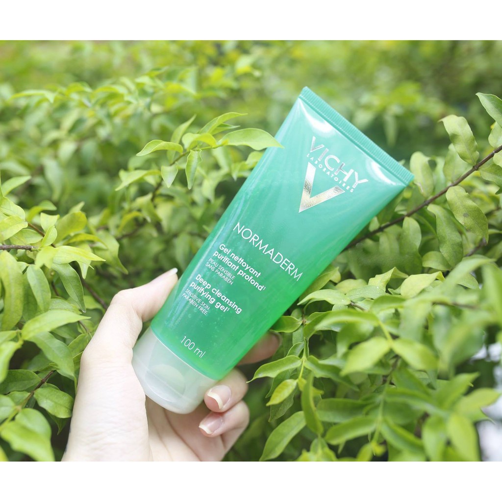 [ CHÍNH HÃNG ] Sữa rửa mặt ngăn ngừa mụn Vichy Normaderm Deep Cleansing Purifying Gel - 100ml