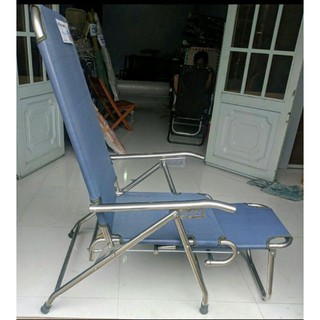 (Chất Lượng)Ghế Bố Xếp Inox 1984( since 1984) - dày nặng 7kg
