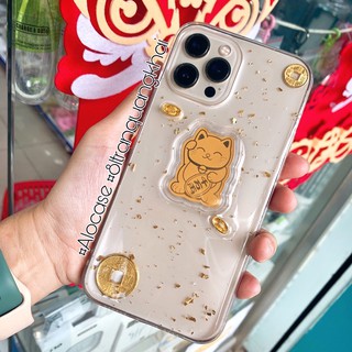 [Mã ELMSM3 giảm 20K đơn bất kì] Ốp mèo thần tài iPhoneXsMax, 11, 11pro ,11Promax. 12/12Pro/12Promax