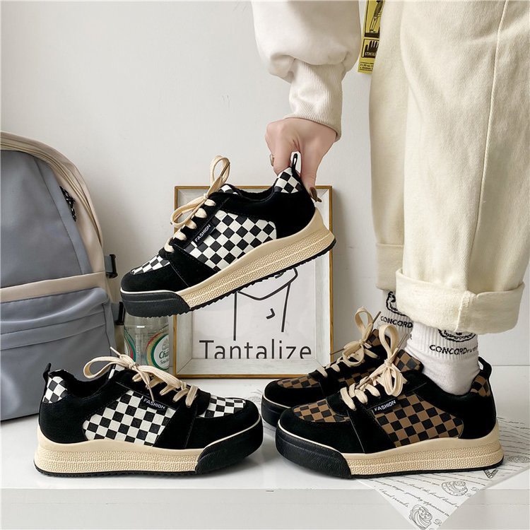 Giày nữ thể thao Conerr 2 phối màu kẻ cực đẹp chất