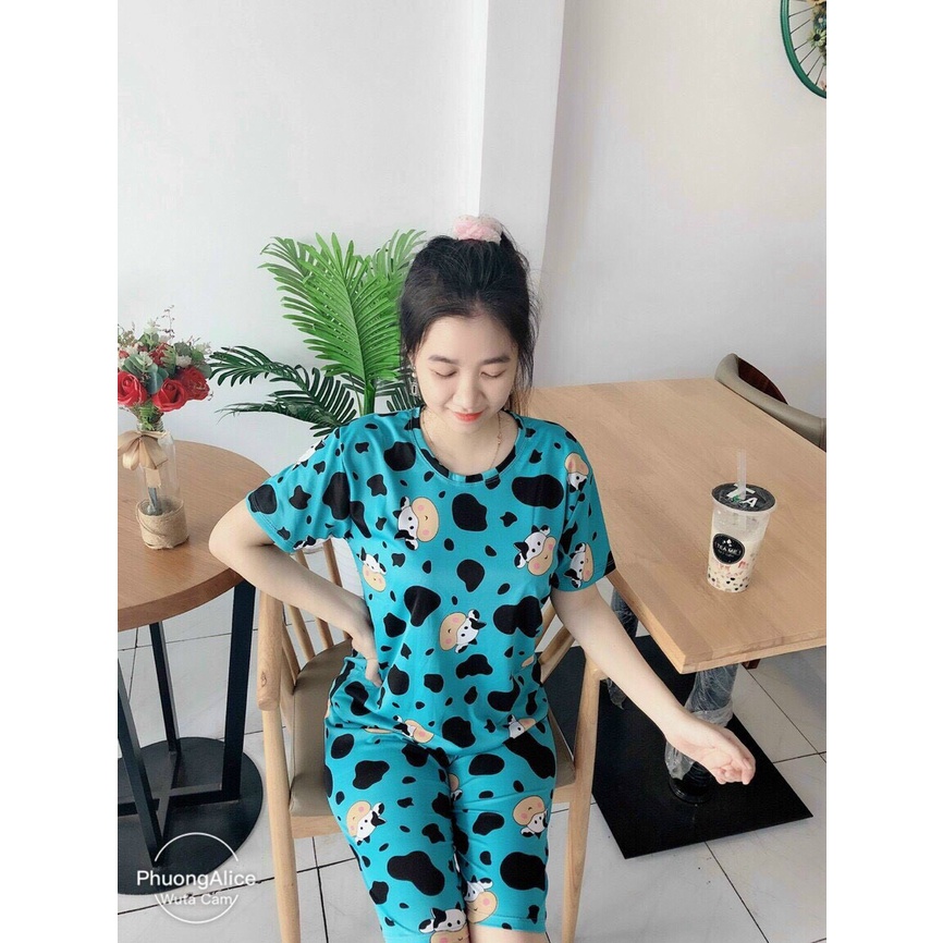 bộ đồ lửng bò sữa chất vải cotton freesize 52ki đổ lại | BigBuy360 - bigbuy360.vn