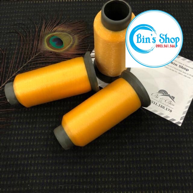 Chỉ Tàn Hình - Chỉ Cước Màu Kết Cườm, May Ren Lưới Áo Cưới