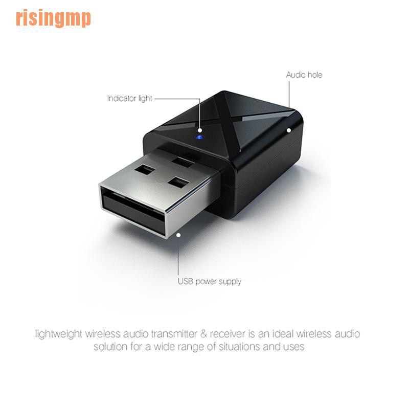 Usb Nhận Tín Hiệu Âm Thanh Không Dây 2 Trong 1 Fm 5.0