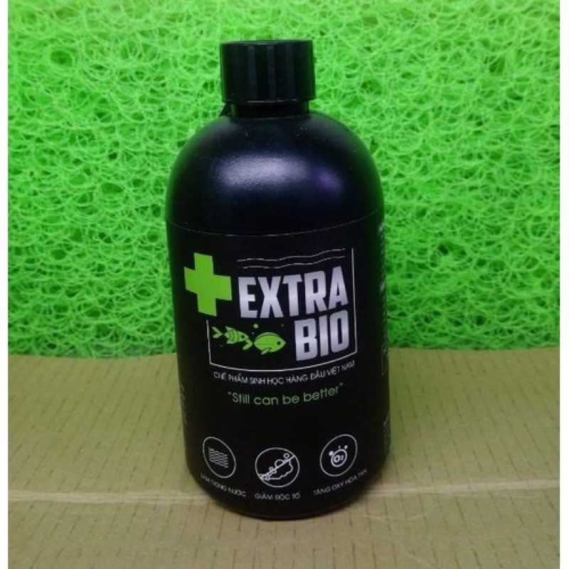 500 ML Men Vi sinh EXTRA BIO làm trong bể nước cá cảnh