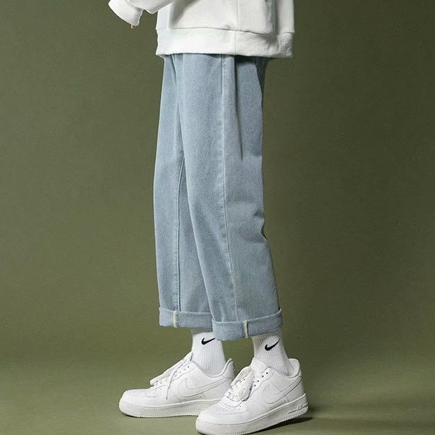 Quần  jeans dây rút form rộng thời trang thu đông cho nam sinh quần jean hàn quốc quần jean nam co giãn bigsize  quần bò ống côn  quần bò đen ống suông  quần ống rộng bigsize nam  quần jean nam rộng