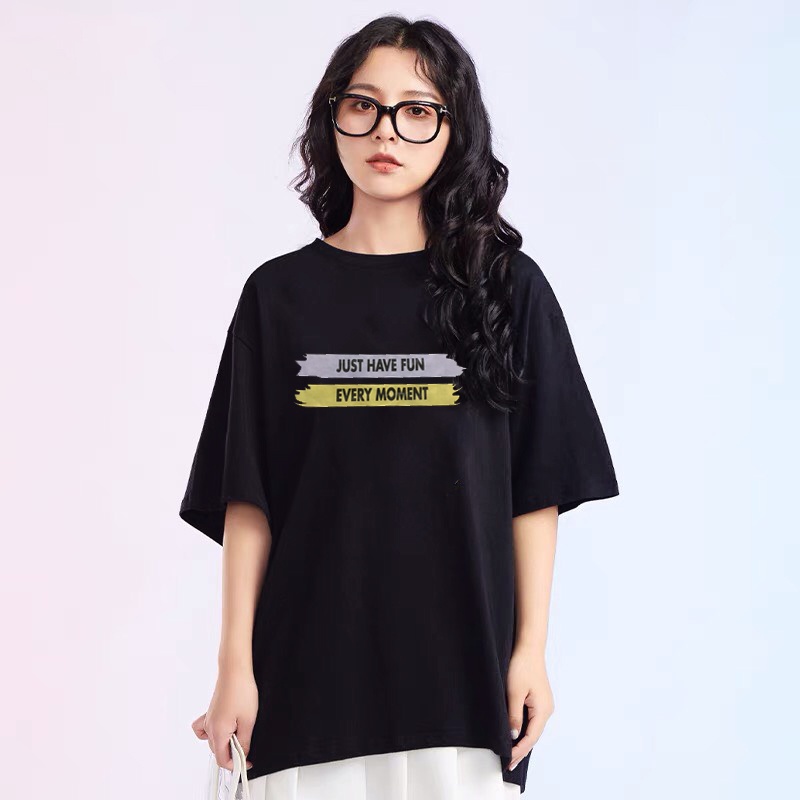 Áo Thun Unisex Nam Nữ Form Rộng Tay Lỡ In Hình Nhiều Màu Sắc Thời Trang Hàn Quốc