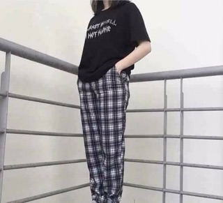 QUẦN CARO TRẮNG ĐEN
