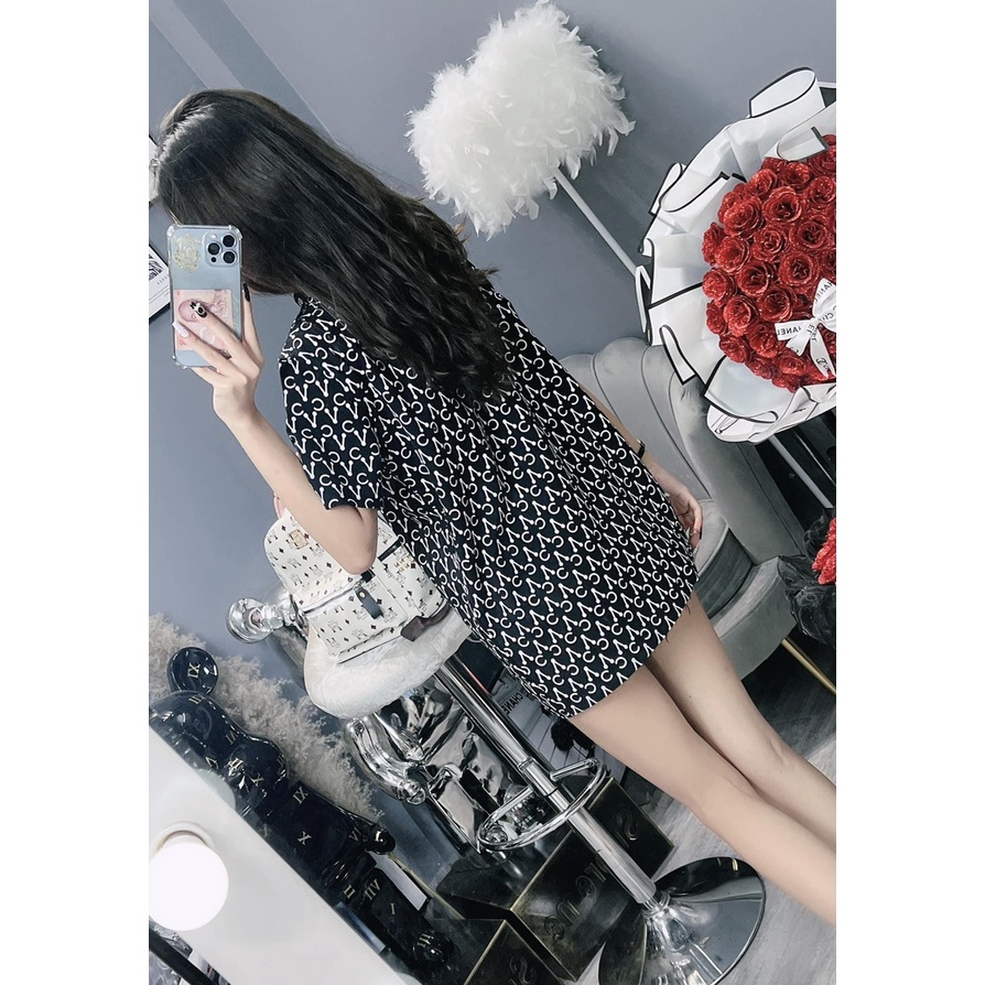 Áo Mikenco Monogram tshirt Chính Hãng Chất Cotton Đẹp, Áo Phông Nam Nữ Mikenko Hoạ Tiết 5D Sành Điệu, Siêu Hot 2022 MK6