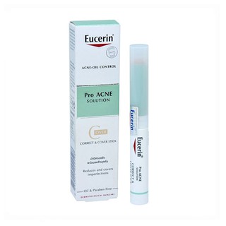 Chính hãng kem che khuyết điểm và giảm mụn eucerin pro acne correct & cover stick 2g
