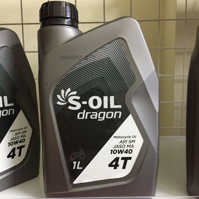 Dầu nhớt xe máy S-oil Dragon 10W40-20W50 (1000ml) dùng cho xe số