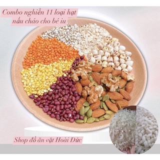 1kg Combo 11 loại hạt dinh dưỡng nghiền lẫn dùng quấy bột cho bé