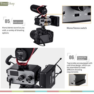 Bộ trộn micro cho máy ảnh Comica CVM-AX1
