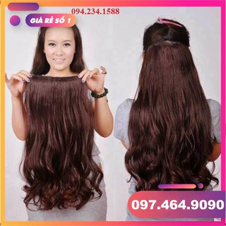 Tóc kẹp xoăn dài