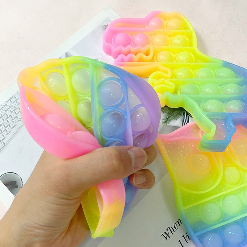 Pop it fidget toy Đồ chơi giải trí thông minh, giảm căng thẳng hiệu quả cho người lớn, trẻ em