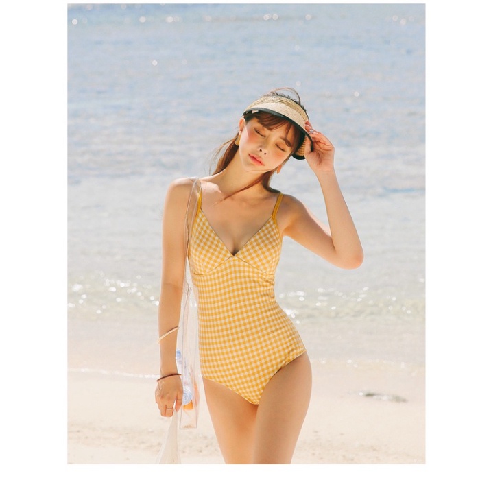 Bikini 1 Mảnh liền thân LUHAZO Che bụng bigsize Chất Đẹp Quảng Châu Hàn Quốc 2390 K6T4-1