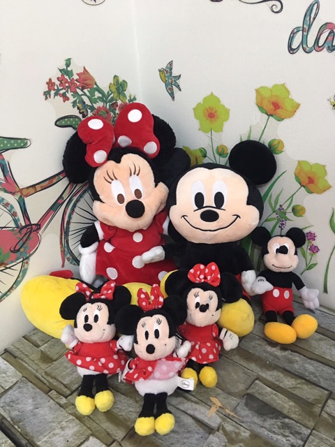 Gấu bông mickey size 15-35cm