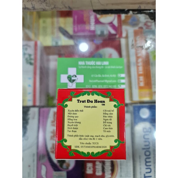 [CHÍNH HÃNG] Trật Đả Hoàn TM - Hỗ trợ giảm bệnh đau nhức xương khớp, bong gân, sái khớp