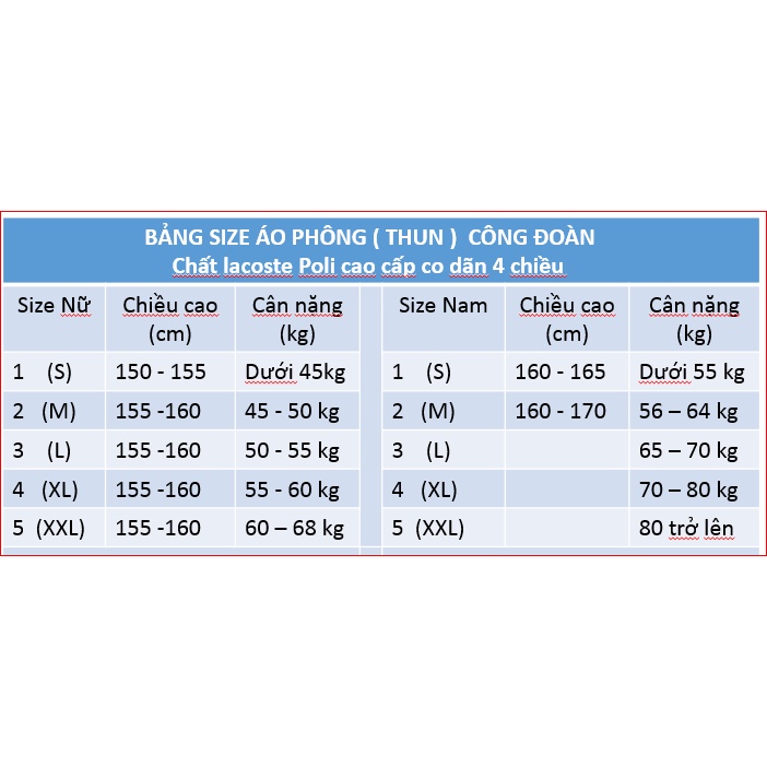 Áo thun nữ Công Đoàn Việt Nam