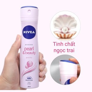 Xịt Ngăn Mùi Nivea Chiết Xuất Ngọc Trai Đẹp Quyến Rũ 150ml - 83731