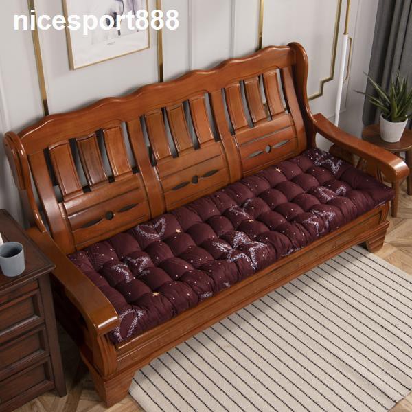 Nệm lót ghế sofa gỗ phong cách vintage sang trọng