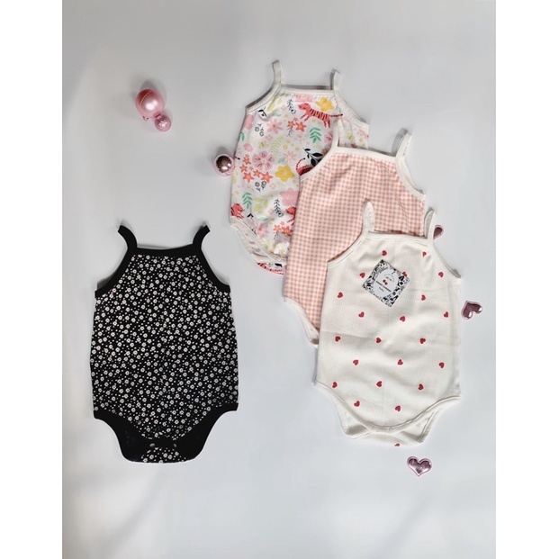Body 2 dây vải cotton Hàn quốc mềm mịn SWEET CHERRY