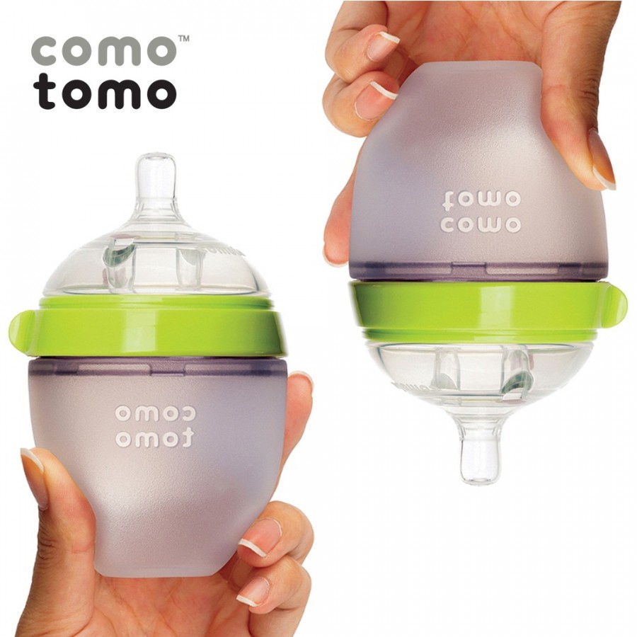 Bình sữa Comotomo chính hãng 150ml/250ml chất liệu silicone cao cấp, mềm mại như ti mẹ